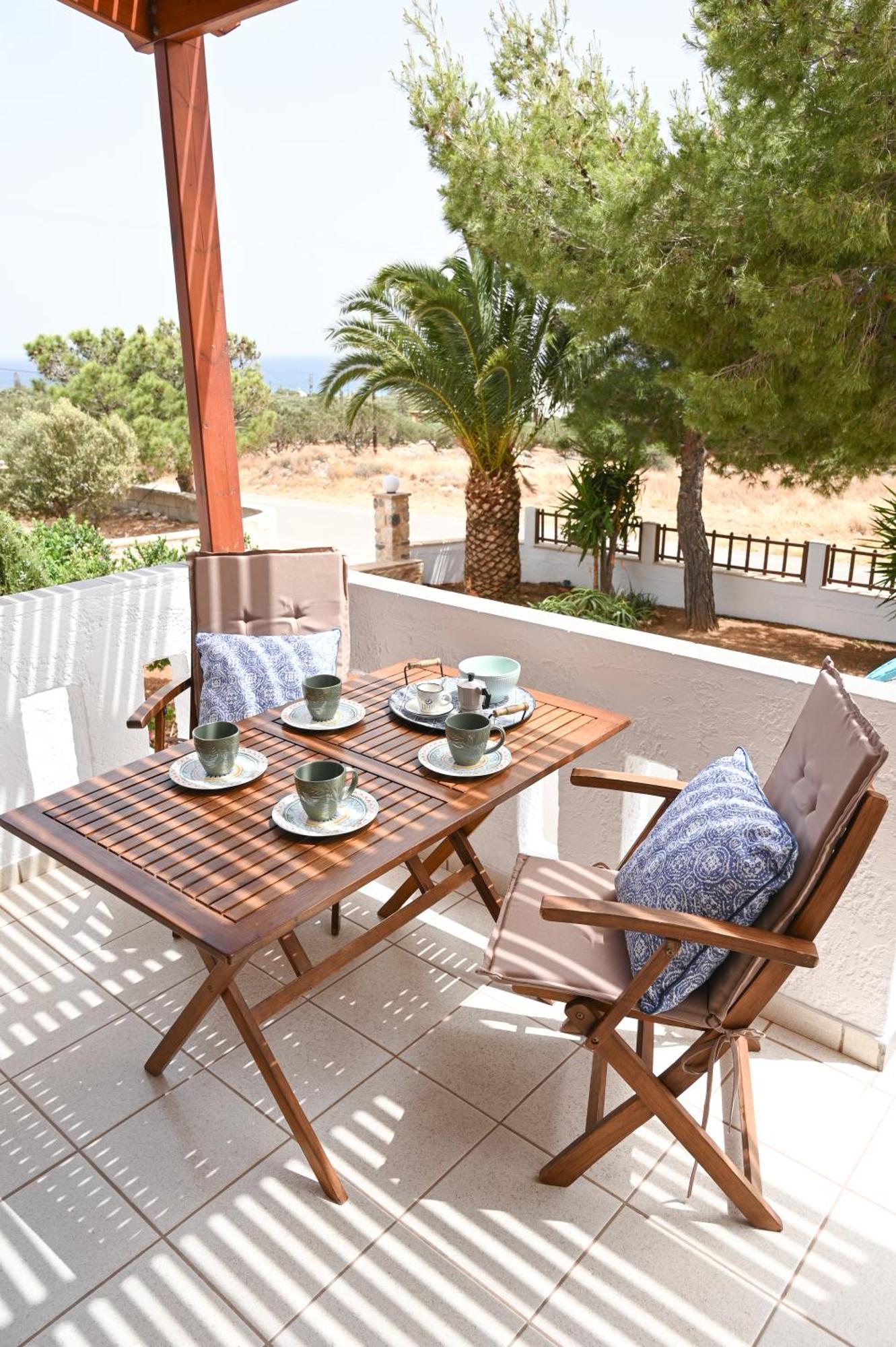 شقة Garden House Xerokampos أكسيروكامبوس المظهر الخارجي الصورة
